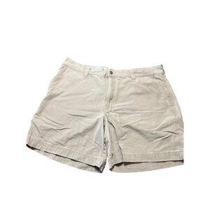 Columbia Mens Cotton Khaki Cargo Shorts Size 40 Chino 8" Inseam Tan